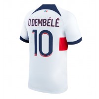 Koszulka piłkarska Paris Saint-Germain Ousmane Dembele #10 Strój wyjazdowy 2023-24 tanio Krótki Rękaw